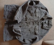 Kurtka jeansowa czarna asos rozmiar M