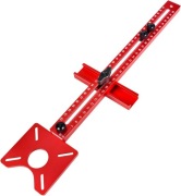 Prowadnica frezarki 4w1 do rowków okręgów kątownik