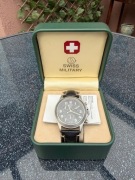 Szwajcarski Zegarek SWISS MILITARY Chronograf | 100M | BOX + Dokumenty