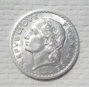 Francja IV Republika 5 franków francs 1946 KM# 888b Ładny stan