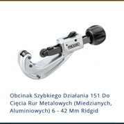 Obcinak szybkiego działania do rur / RIDGID 151