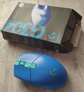 Bezprzewodowa niebieska Myszka Logitech Do Gier Logitech G304 Lightspeed