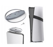 Podstawka pionowa stojak na konsolę PS5 FAT/SLIM/PRO z metalowym kręgiem