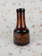 Wazon porcelanowy szkliwiony komin Tułowice Tillowitz Zaprzęg konny Konie 