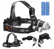 MOCNA latarka czołowa led cree xm-l t6 2 x xpe pre