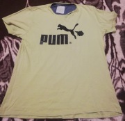 T-shirt męski damski unisex żółty satyra parodia Pum XL