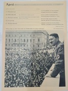 A.Hitler 1938 r.-kartka z kalendarza  wym.23x16,5 cm-RAR!!