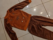 polar dres komplet bluza spodnie ciepłe ocieplane pluszowy 