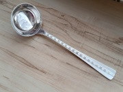 POSREBRZANA CHOCHLA ŁYŻKA WAZOWA ROSJA 28,5cm