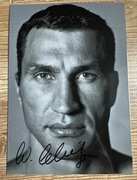 Wladimir Klitschko- oryginalny autograf karta 10x15 cm