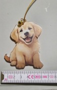 Zawieszka  =GOLDEN RETRIVER ,śmiejący się szczeniaczek!