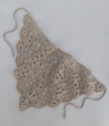 Ażurowa chusta bandana handmade – Len & Bawełna – Boho