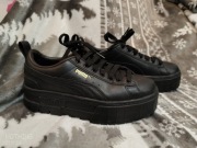 Buty Skórzane Czarne Sport Damskie Puma Mayze Classic Wn's 384209 02 R-36