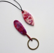 Zestaw naszyjnik deska surfingowa + brelok surfboard