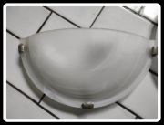 Lampex lampa półplafon szklany klosz średnica 30 c