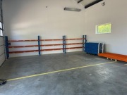 Regał magazynowy półkowy H250cm x 60cm trawers 190cm długość 610cm