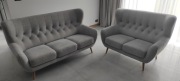 Komplet wypoczynkowy KELSO, stan idealny. Sofa 3os + Sofa 2os