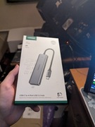 HUB USB Ugreen Adapter 4w1 UGREEN Hub USB-C do 4x USB 3.0 + USB-C (szary)