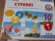 Cyferki gra polsko- angielska dla dzieci 3-5 lat 