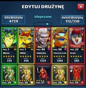 Konto Empires and Puzzles lv72 Nowa postać 