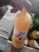 Mydło wpłynie. Dużo butelka banan 