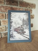 Art Deco Plakat drukowany na canvas A4