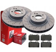 TARCZE KLOCKI BREMBO PRZÓD MERCEDES E W211 330MM