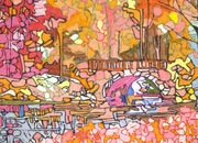 Obraz | Most z jesiennych snów | 41,5cm/21,5cm