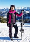 Spodnie narciarskie damskie 4f dermizax S czarne różowe 20000 20k promocja
