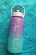Butelka, bidon 2000 ml 2L z miarką motywacyjną