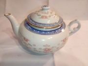 Imbryk chińska porcelana ryżowa JINGDEZHEN | Vintage Tea Pot | BDB