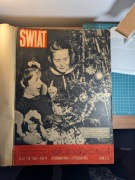 ŚWIAT Tygodnik ilustrowany cały rocznik 1955 (w oprawie)