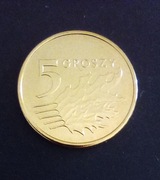 5 groszy 2023 r. z woreczka MW