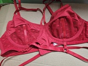 Biustonosz czerwony fiszbiny 36 A