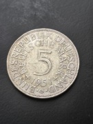 Niemcy 5 marek 1951 rok (G)
