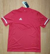 Adidas DX7314 T19 Zipper Shirt SS koszulka męska rozm. L - nowa