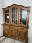 Kredens dębowy drewniany