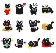 Przypinki do butów typu crocs charms piny zawieszki ozdoby kotki 12 szt