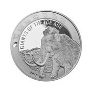 Srebrna moneta Mamut Giants Of The Ice Age 1 uncja srebra 2019
