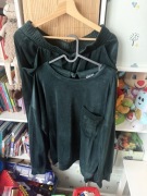 Dres welurowe damski