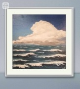 Obraz "wzburzone morze" akryl płótno 30x30