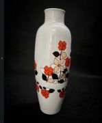 Porcelanowy wazon Hollohaza, Węgry, lata 60 Art Deco