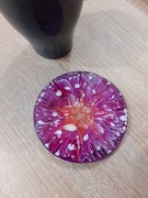 Podkładka  pod kubek dwustronna z żywicy. 