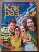 Kak raz 3 język rosyjski podręcznik + zeszyt ćwiczeń 