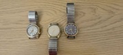 3 zegarki POLJOT, CORNAVIN,  WOSTOK