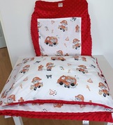 ZESTAW KOŁDERKA I PODUSZKA + WOREK NA POŚCIEL DO ŻŁOBKA PRZEDSZKOLA