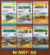 Kolej, transport: Grenadines Of St.Vincent- czyste **