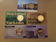 2 euro Chorwacja 2023 2024 2025: Euro Varazdin Marulic Tomislaw i Pula CC 