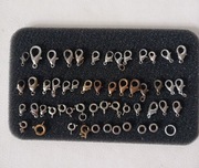 Zapięcie karabińczyk do łańcuszka lub bransoletki 