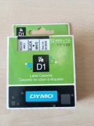 Taśma DYMO D1 12mm x 7m  Czarno/biała S0720530 45013